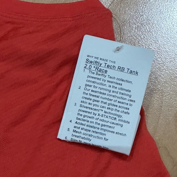 Brand New Lululemon Swiftly Tech RB Tank 2.0 - Picture 2 of 9